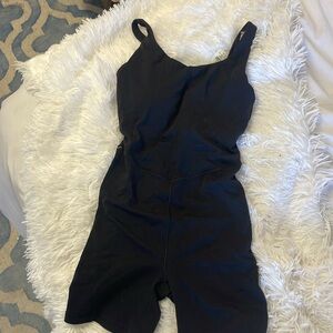 Aerie offline workout romper black